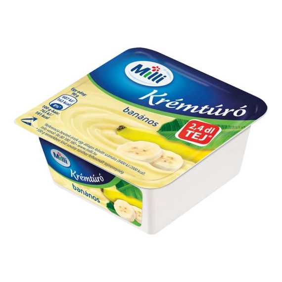 Milli krémtúró 90g banán