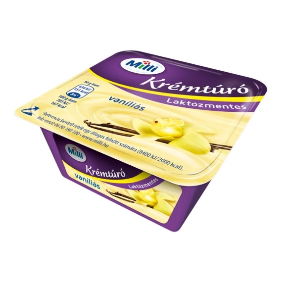 Milli krémtúró LM 90g laktózmentes vanília