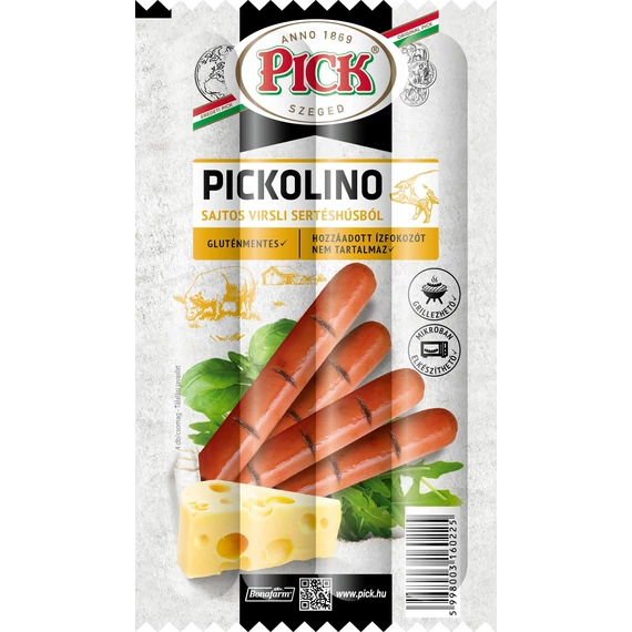 Pick Pickolino virsli 140g sajtos