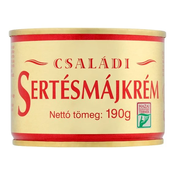 Szegedi Családi májkrém 190g sertés