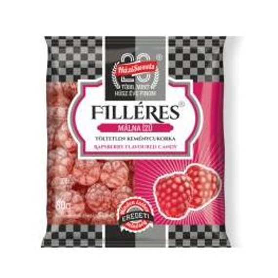 Házisweet filléres keménycukor 80g málna