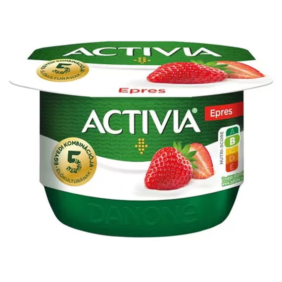 Danone Actívia joghurt 125g eper