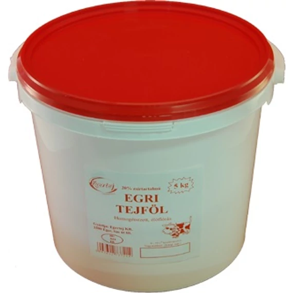 Eger tejföl 20% 5L vödrös  Ft/liter