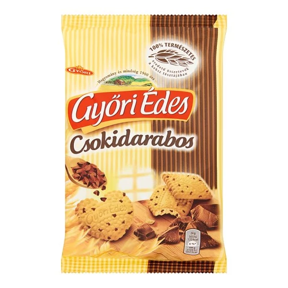Győri édes 150g csokidarabos