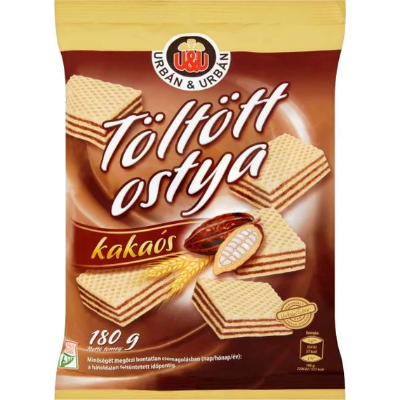 Urban ostya 180g kakaó töltött