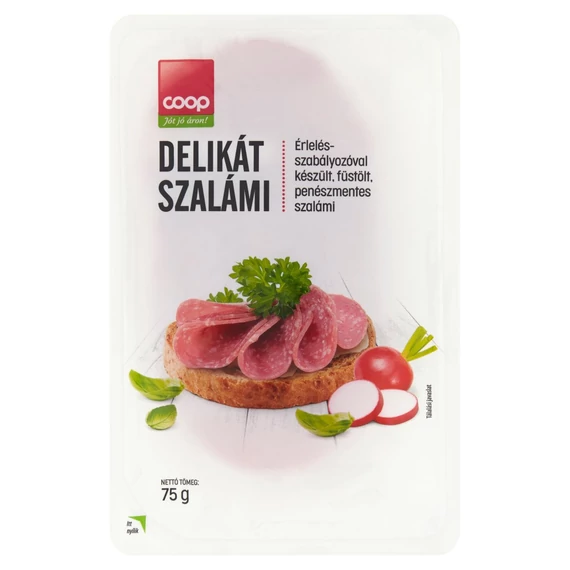 Coop delikát szalámi v.g. 75g