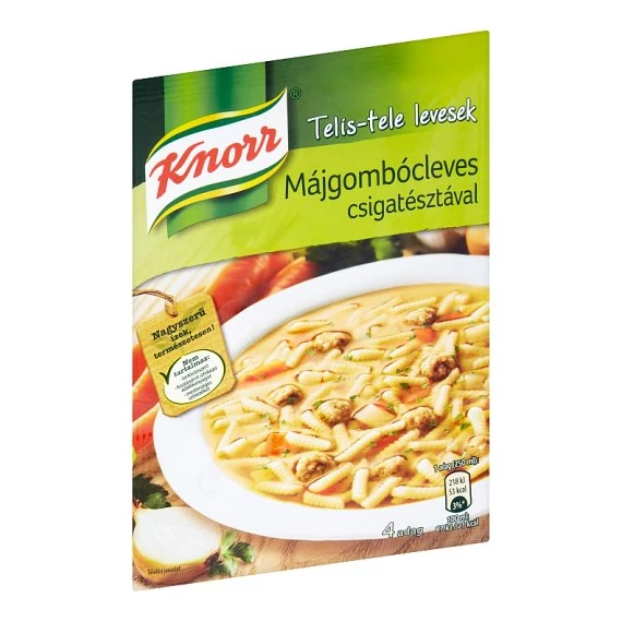 Knorr májgombócleves csigatésztával 58g