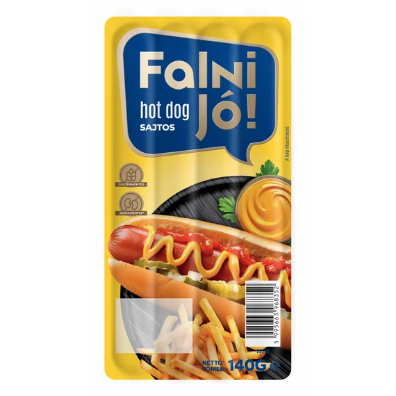 Master Good Falni jó hotdog 140g sajtos hot-dog füst