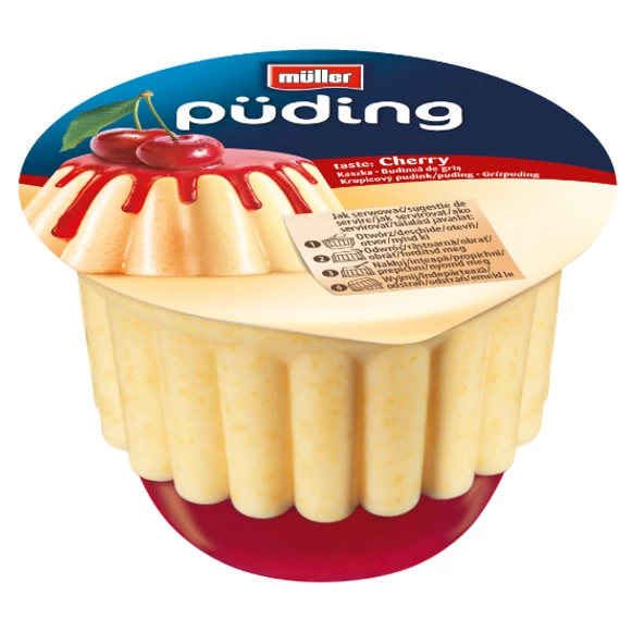 Müller puding meggy öntettel 450g