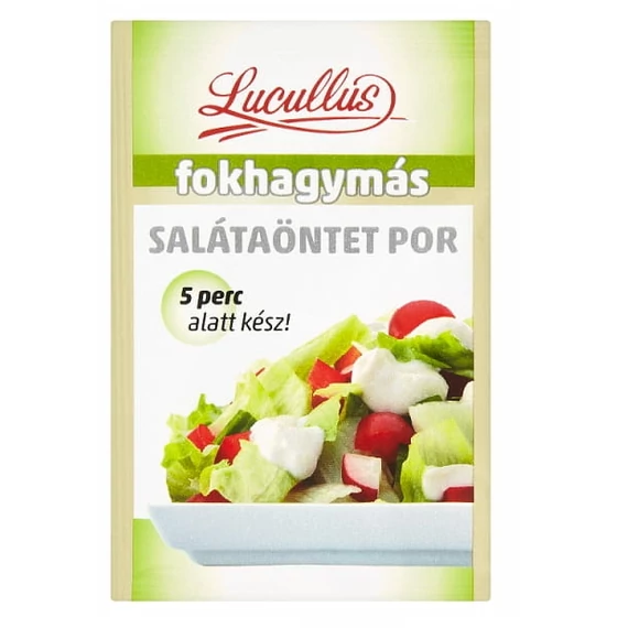 Lucullus saláta öntet 12g fokhagymás (00)
