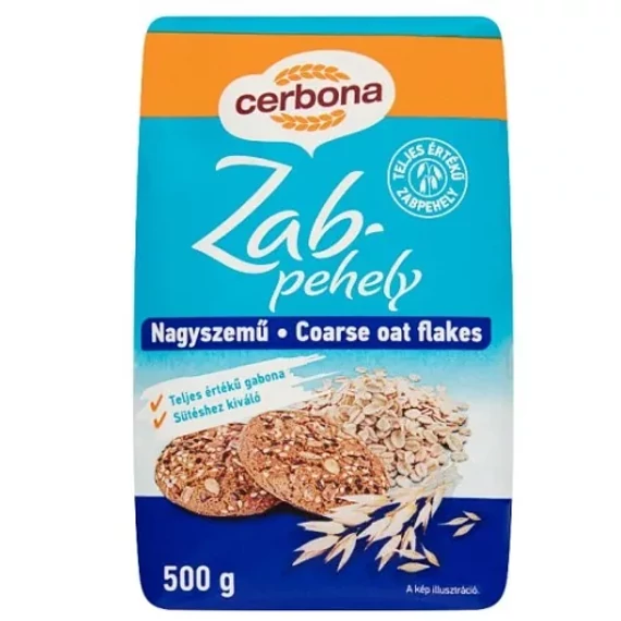 Cerbona zabpehely 500g nagyszemű