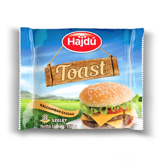 Kőröstej Hajdú lapka sajt 150g toast