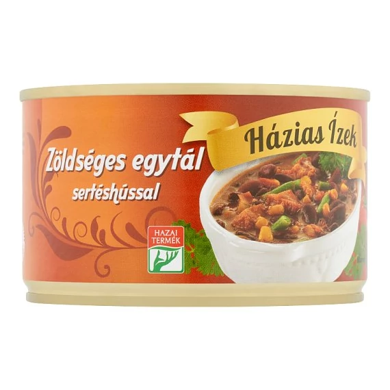 Házias ízek zöldséges egytál sertéshússal 400g 