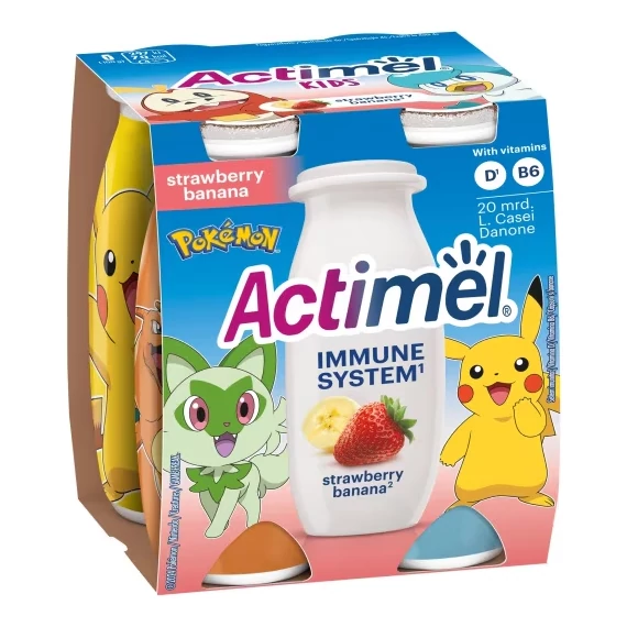 Danone Actimel 4x100g KIDS eper-banán