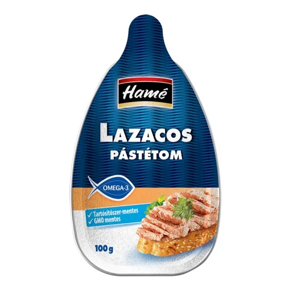 Hamé lazacos pástétom 100g