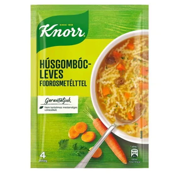Knorr húsgombócleves fodrosmetélttel 50g