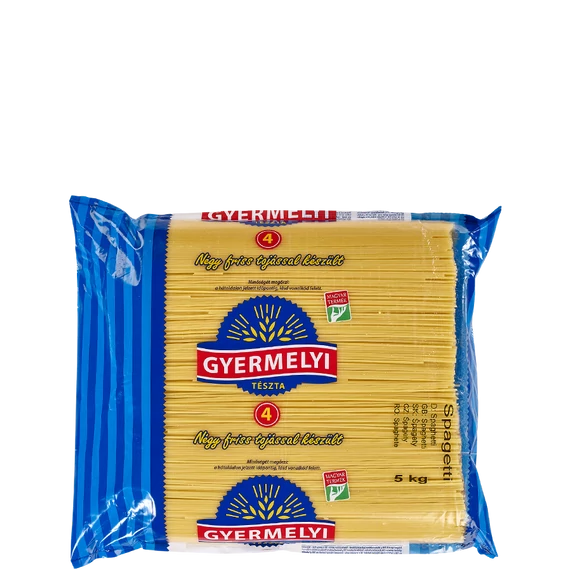 Gyermelyi tészta 4T 3x5kg spagetti  