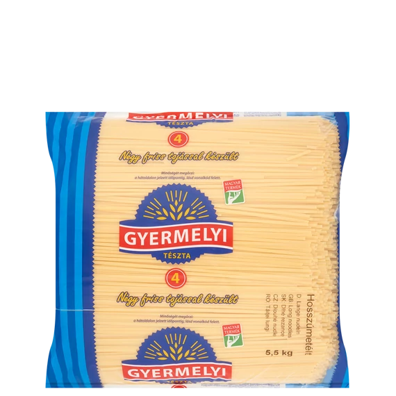 Gyermelyi tészta 4T 3x5kg hosszú metélt