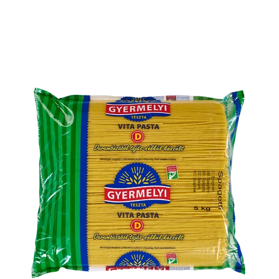 Gyermelyi tészta 15kg spagetti VITA PASTA