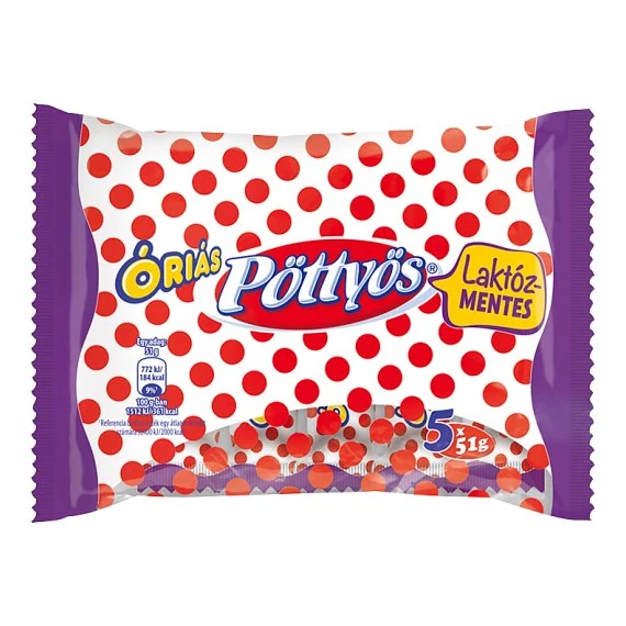 Pöttyös Túró Rudi 5x51g laktózmentes 