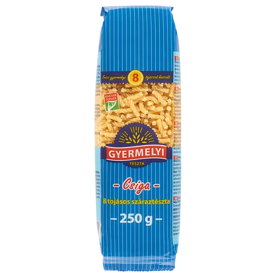Gyermelyi tészta 8T 250g csiga