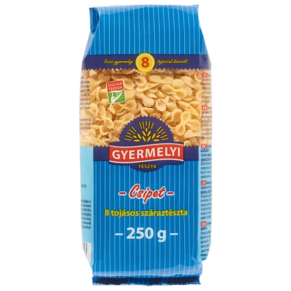 Gyermelyi tészta 8T 250g csipet 