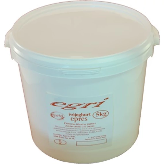 Eger gyümölcsjoghurt 5L eper  Ft/liter