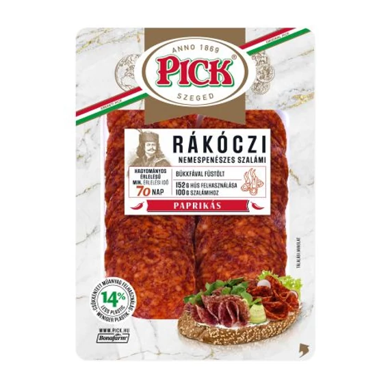 Pick Rákóczi PAPRIKÁS szalámi szel. 80g