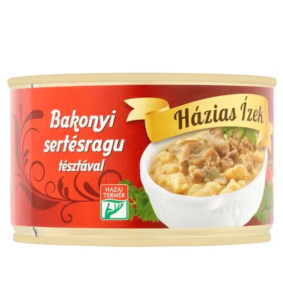 Házias ízek bakonyi sertésragu tésztával 400g