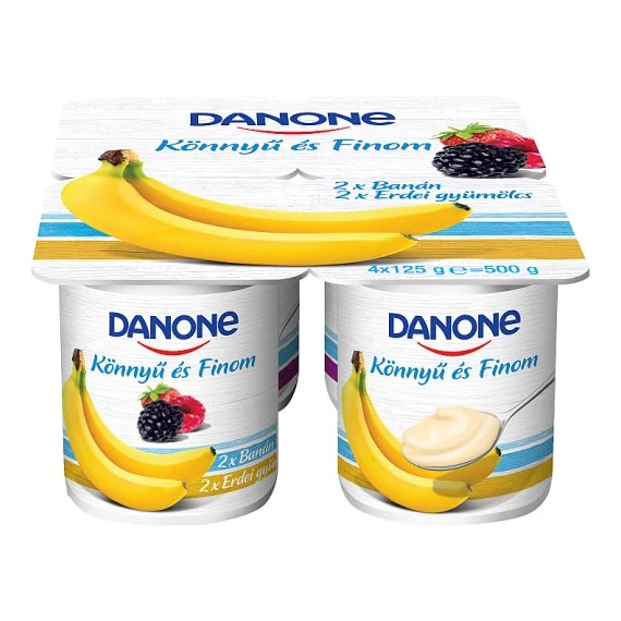 Danone Könnyű & Finom joghurt 4x125g banán-erdei
