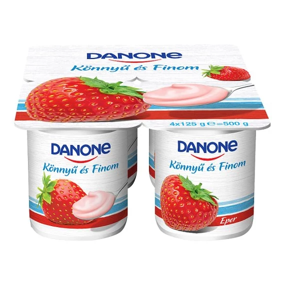 Danone Könnyű & Finom joghurt 4x125g eper