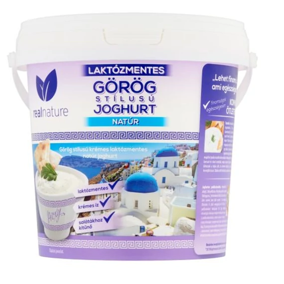 Real Nature laktózmentes görög joghurt 1kg