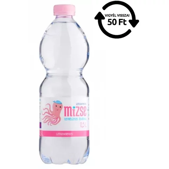 Mizse ásványvíz PET 0,5L MENTES - DRS -