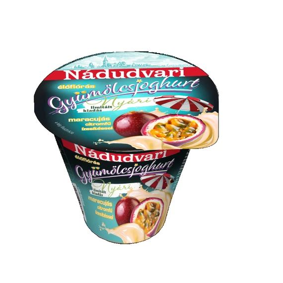 Nádudvari gyümölcsjoghurt 125g maracujás citromfű