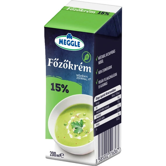 Meggle főzőkrém 200ml 15% 