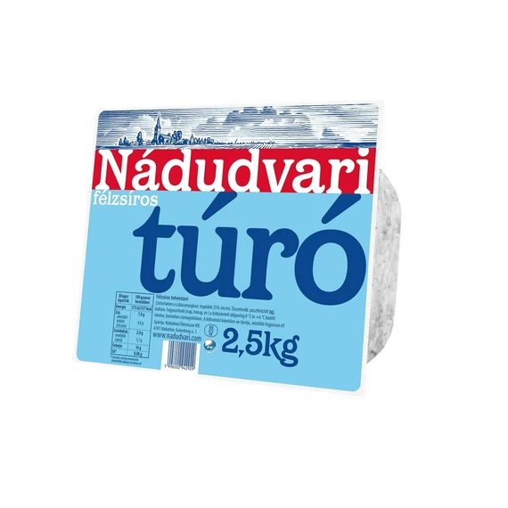 Nádudvari vákuumos tehéntúró 2,5kg