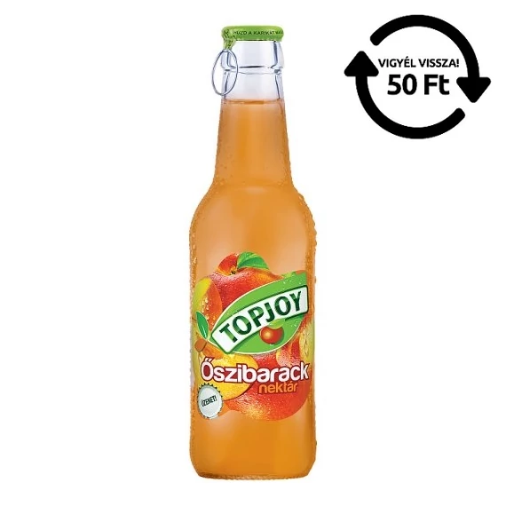 Top Joy 0,25L UV őszibarack 50% -DRS-