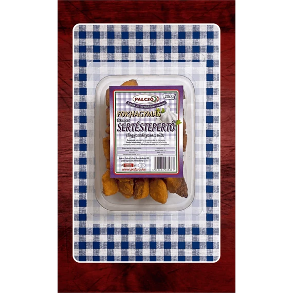 Palcsó sertéstepertő 200g FOKHAGYMÁS