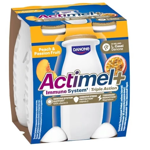 Danone Actimel 4x100g triple action - barack-maracuja