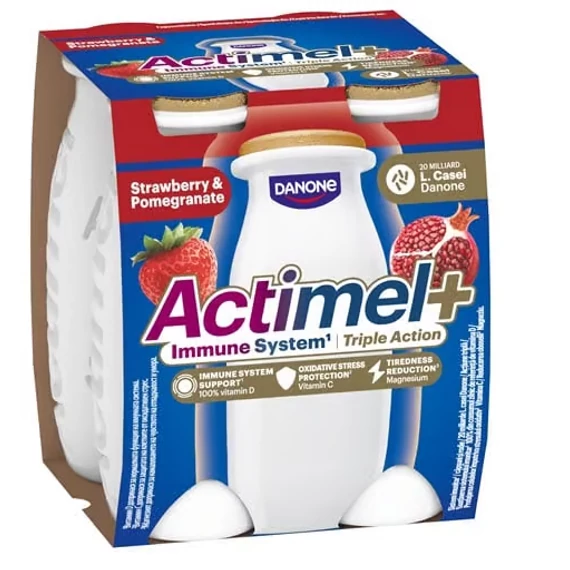 Danone Actimel 4x100g triple action - eper-gránátalma