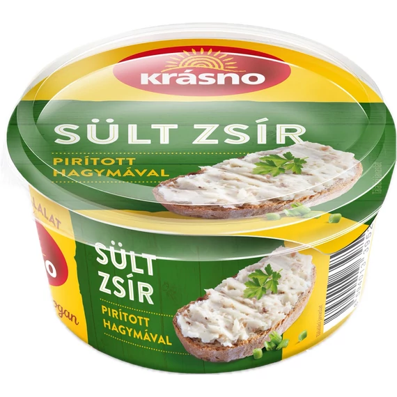 Krásno sült zsír 150g pirított hagymával