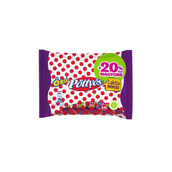 Pöttyös Túró Rudi 5x62g laktózmentes