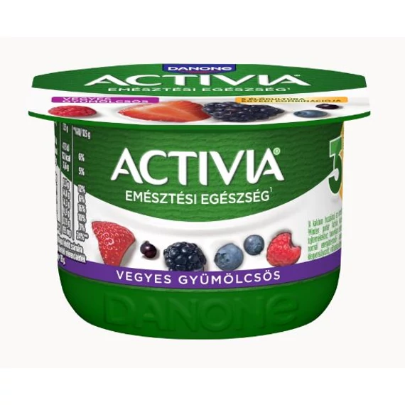 Danone Actívia joghurt 125g vegyes gyümölcs