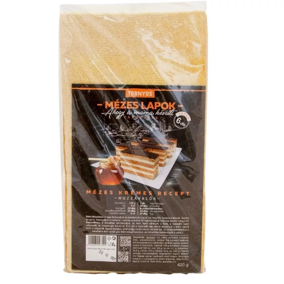 Tornyos mézeslapok 420g