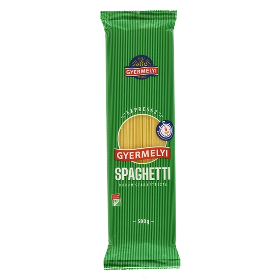 Gyermelyi tészta Expressz durum 500g Spagetti