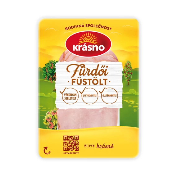 Krásno füstölt fürdői sonka szel. 100g