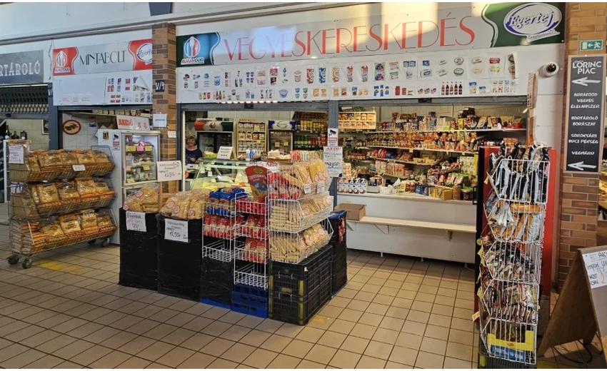 Térkép, amely az fizikai üzletet és környékét mutatja.