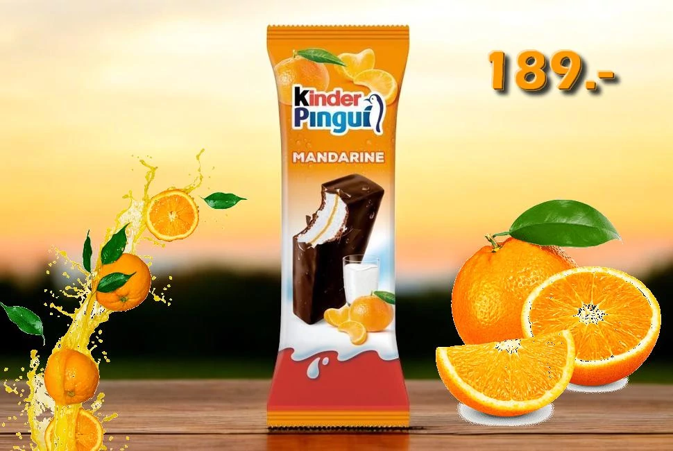 Kinder Pingui - mandarin