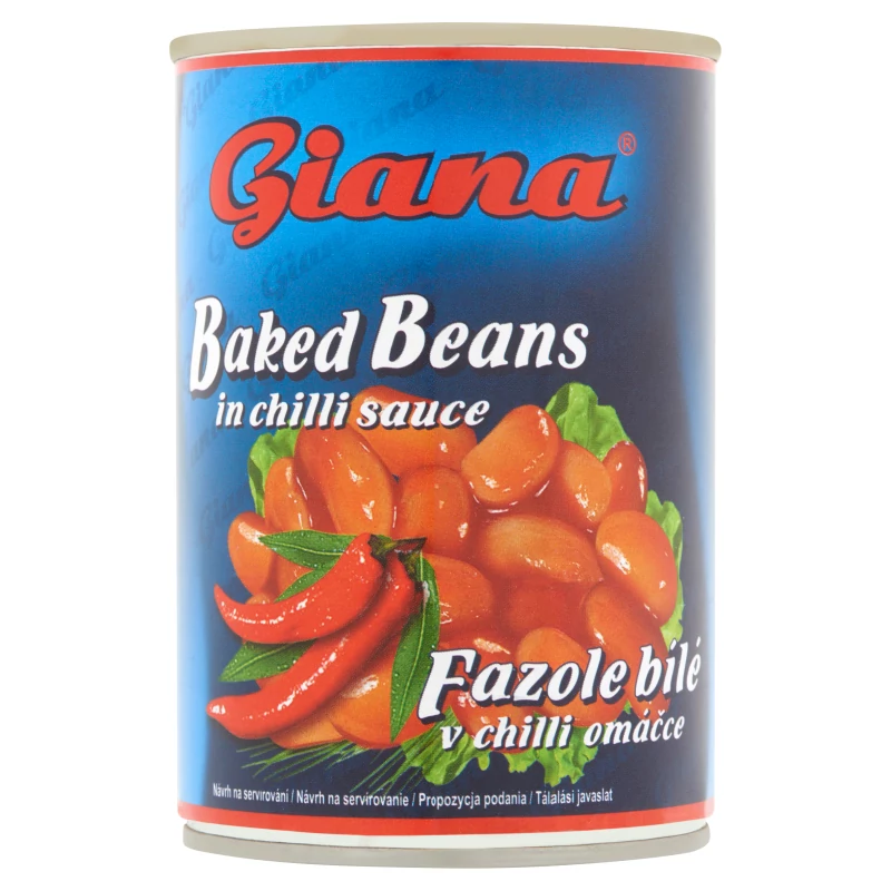 Akciós Giana fehérbab chilis szószban 410ml (11.30.)