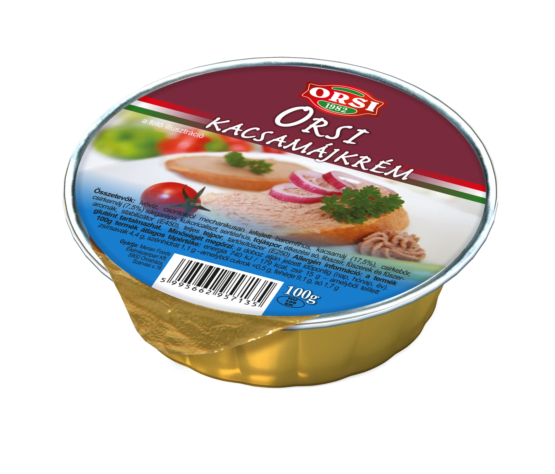 Orsi kacsamájas 100g